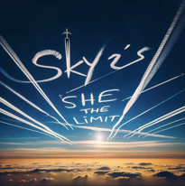 Skywriting generated by DALL-E 3