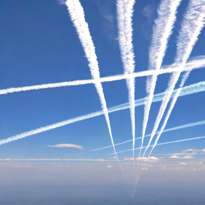 Contrails generated by SDXL 2.1